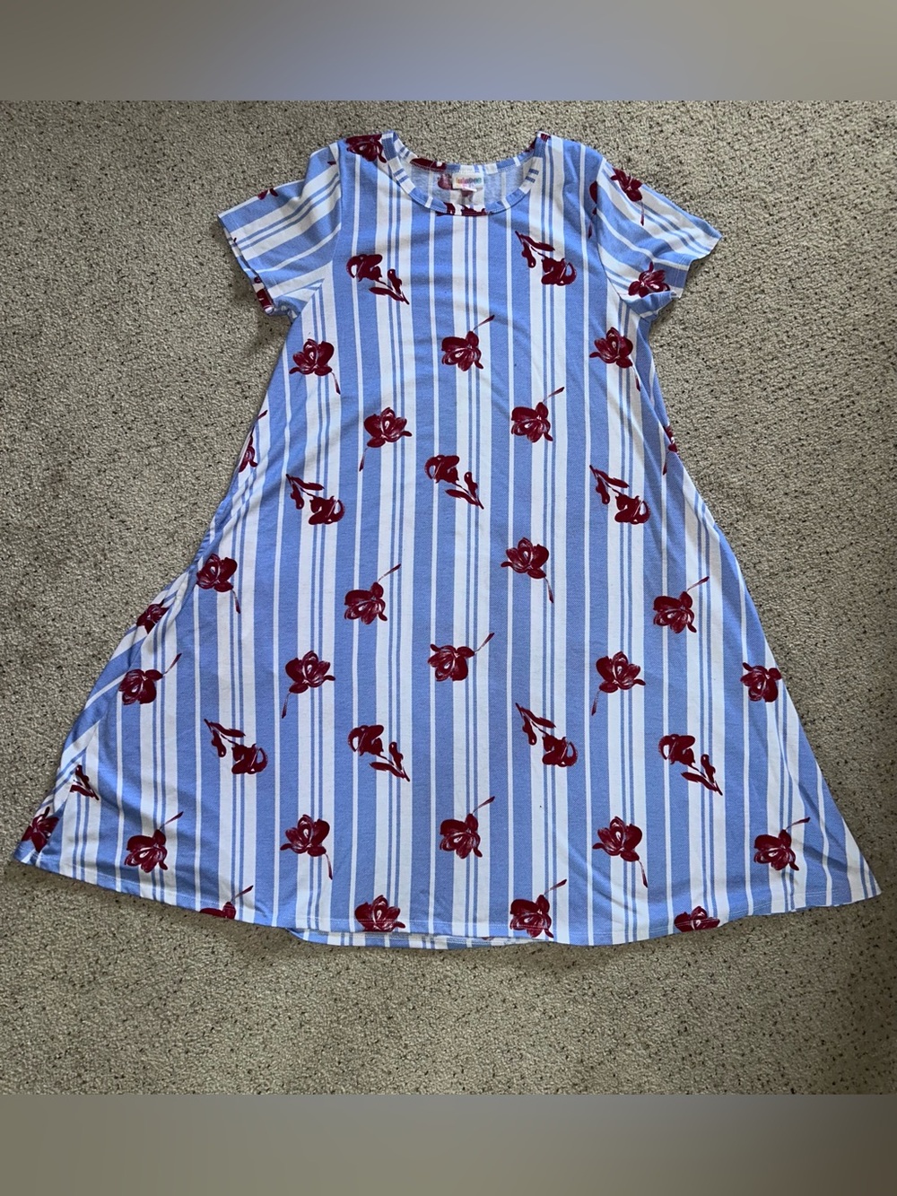 LuLaRoe “Jessie” Dress. Size Small. POCKETS! VGUC